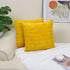 Corduroy Decorative Throw Pillow Covers Soft Boho Striped Modern Farmhouse Christmas Home Decor For Sofa Living Room Couch Bed